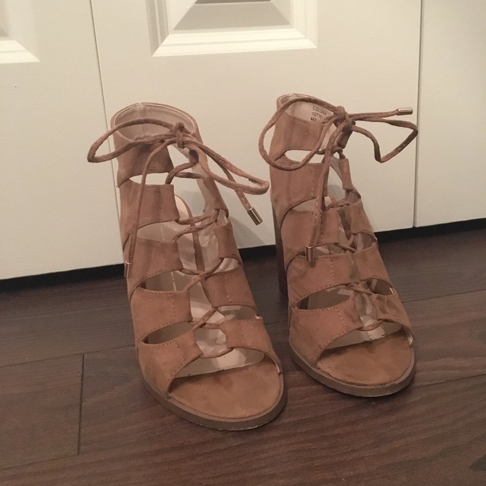 Tan summer sandals